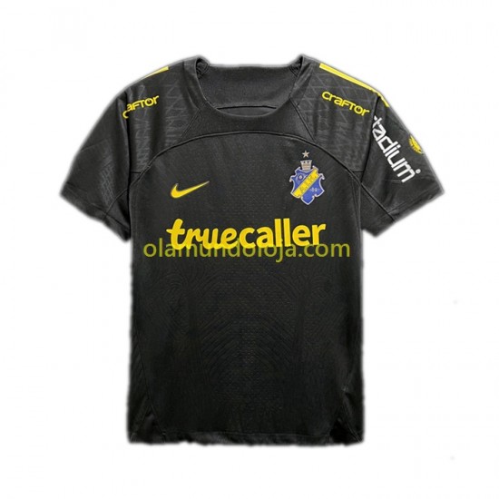 Camisola AIK Homem Equipamento Primeiro 2023 Manga Curta